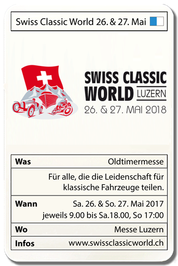 Swiss Classic World 27.+28 Mai