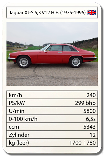 Jaguar XJ-S 5,3 V12 H.E. (1975-1996)